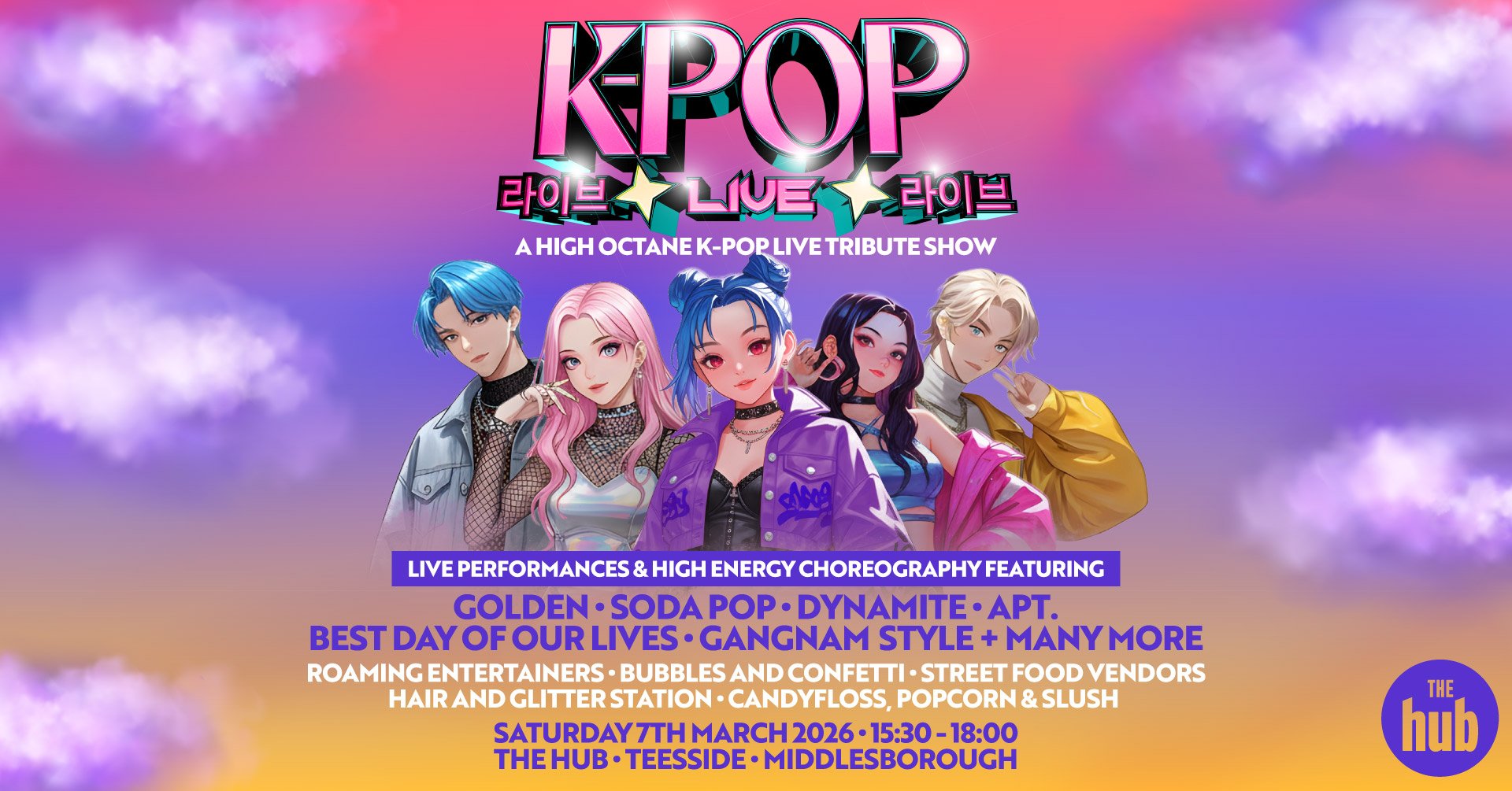 Tickets: K-Pop Live | Teesside SU, Middlesbrough | The HUB