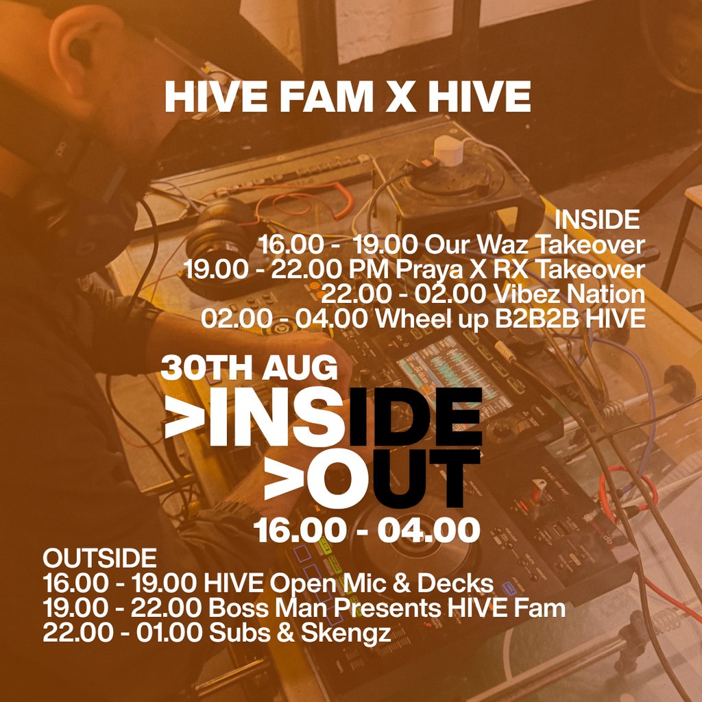 INSIDE//OUT AUGUST Bank Holiday Takeover