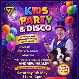 Kids Party & Disco at the Severn's Club