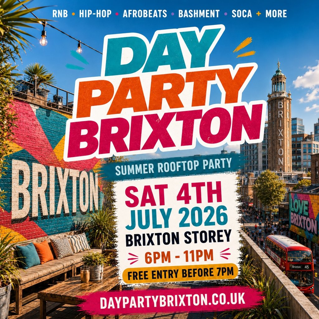 DAY PARTY BRIXTON - Summer Rooftop Day Party