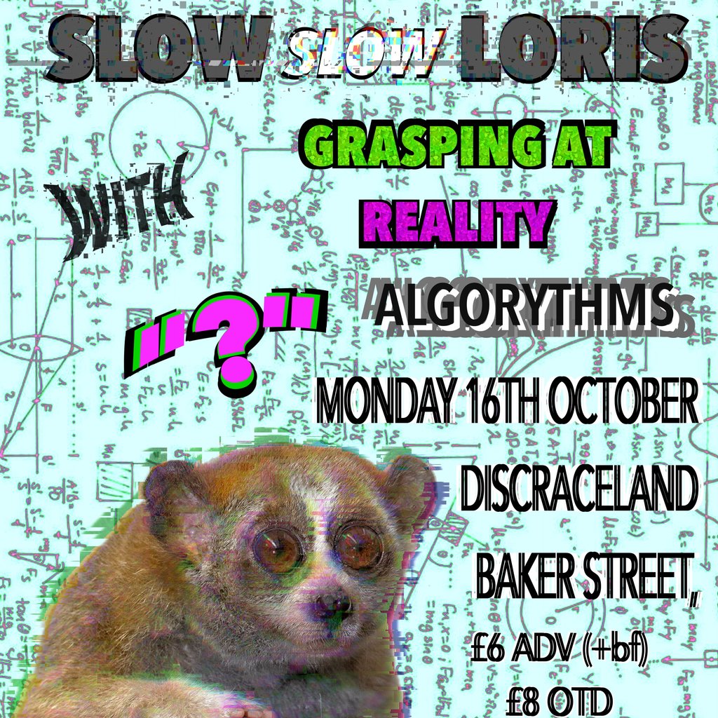 Slow Slow Loris with support at Disgraceland Baker St, Middlesbrough