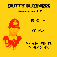 Dutty Buziness 002 - Old Skool Party W/ Rum N Ting + DJ Indio at North Shore Troubadour