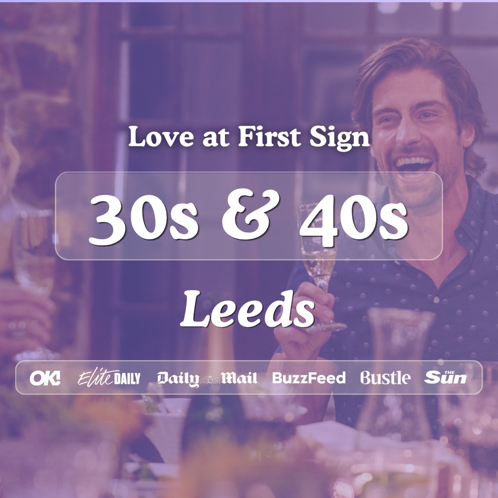 30s & 40s Singles Night at Bootlegger Leeds| Love at First Sign at The Bootlegger Leeds, Leeds