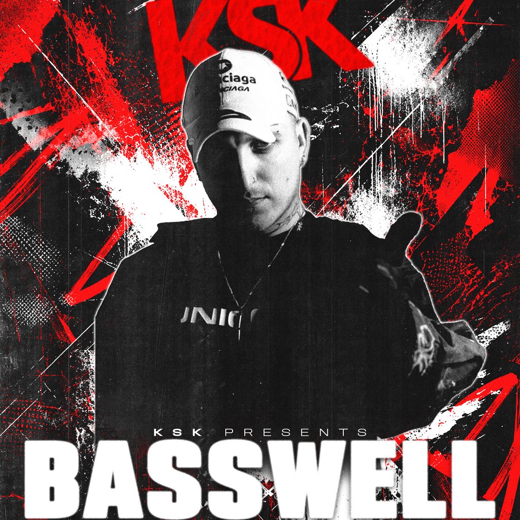 KSK Presents : BASSWELL — gig artwork