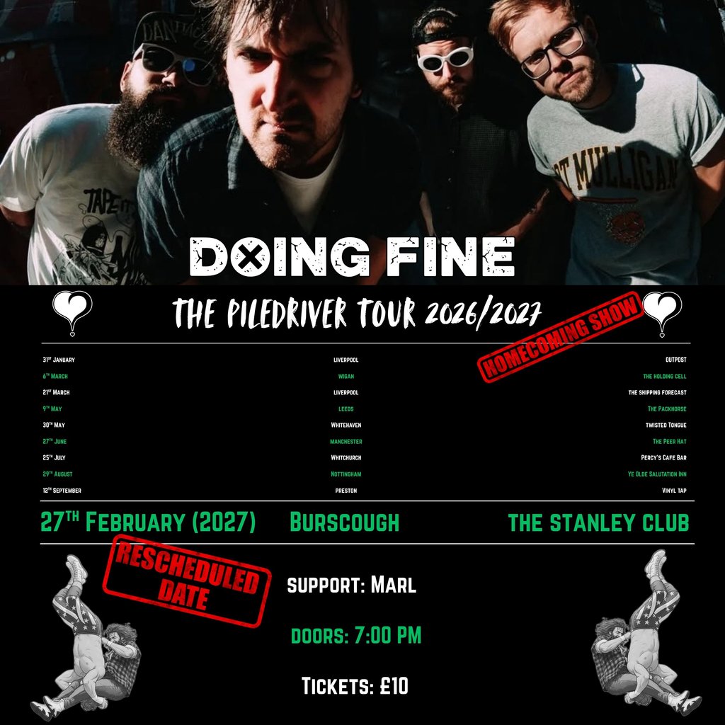 Doing Fine @ The Stanley Club (Piledriver Tour Homecoming Show)