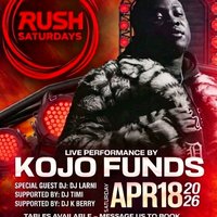 Kojo funds live at Rush Nightclub