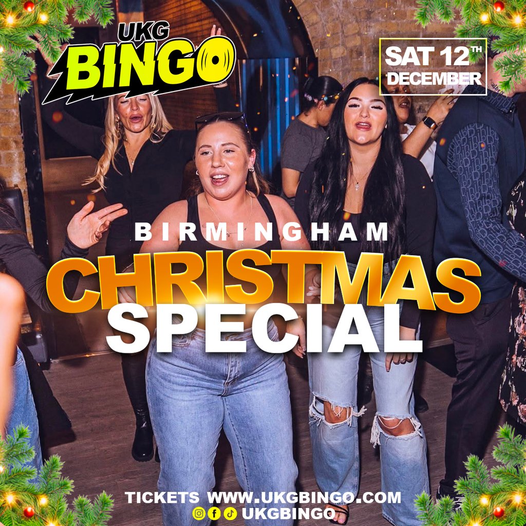UKG BINGO Sat 12th Dec Birmingham at Rum Rum Bar And Club, Birmingham