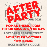 OFFICIAL AFTERPARTY - Scouting For Girls at 23 Bath St