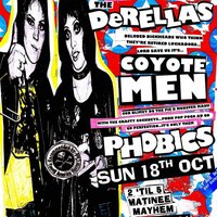 The Derellas, Coyote Men + Phobics - Live @ Billy's
