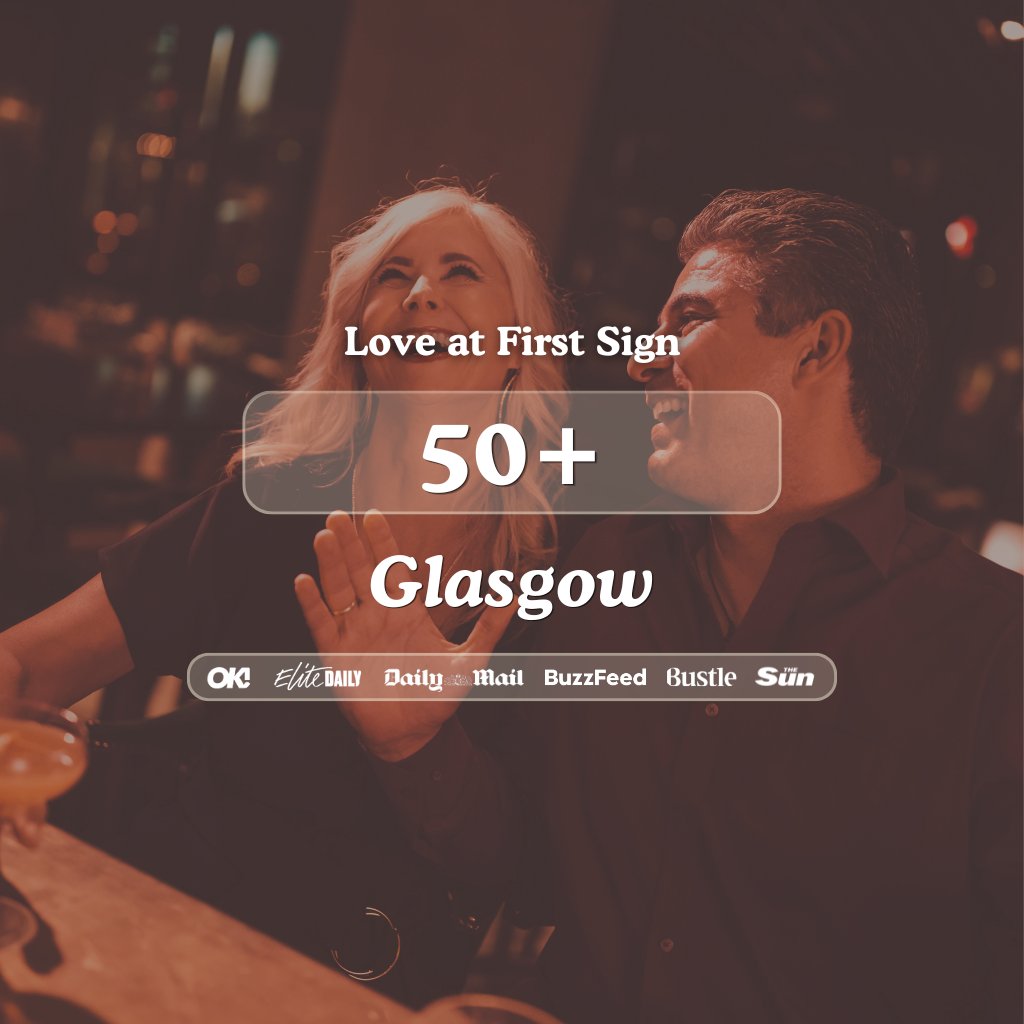50+ Singles Night @ Alchemist Glasgow|Love at First Sign