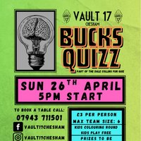 Bucks Quiz - FREE at Vault 17