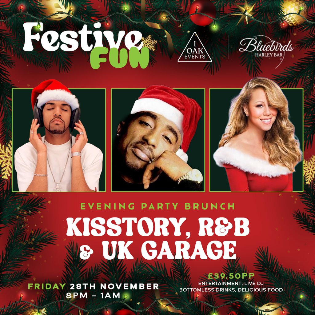 Kisstory, R&B & UK Garage Evening Party Brunch