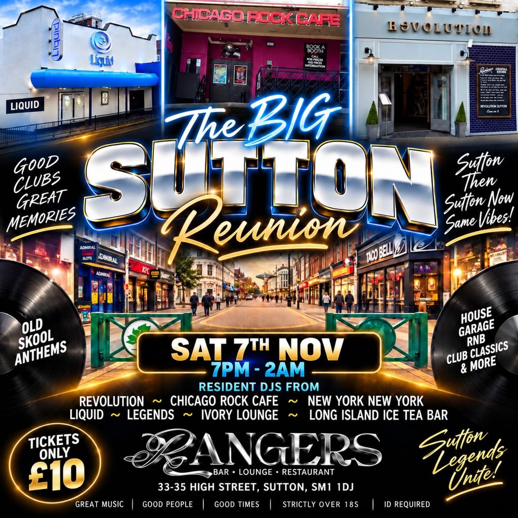 The BIG Sutton Reunion at Ranger's Bar Lounge And Restaurant, Sutton