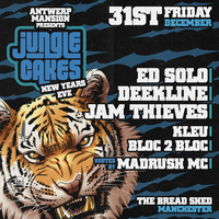 NYE W/ Jungle Cakes, Ed Solo, Deekline , Kleu, Jam Thieves at The Bread Shed