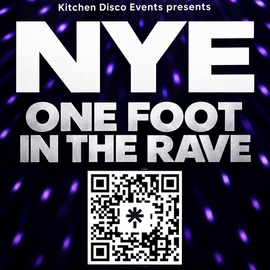 Kitchen Disco's " One Foot In The Rave" NYE, Alsager