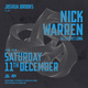 Joshua Brooks presents Nick Warren all night long Event Title Pic