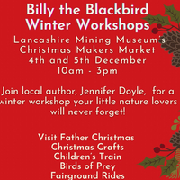 Christmas @ Lancashire Mining Museum Billy the Blackbird Winter at Lancashire Mining Museum