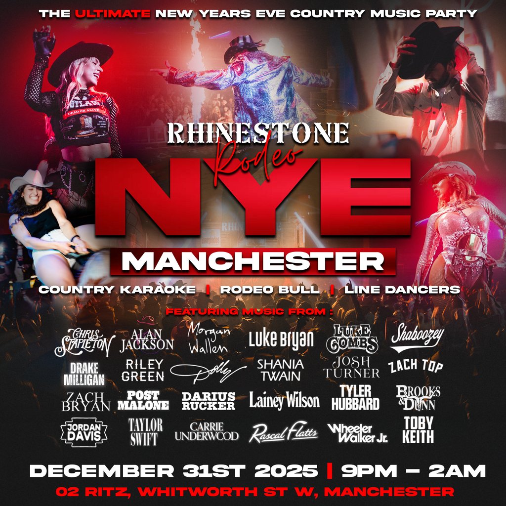 Rhinestone Rodeo - New Years Eve - Manchester 31st December