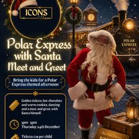 Christmas Eve Polar express and Santa meet and greet