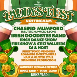 Paddy's Fest | Binks Yard, Nottingham