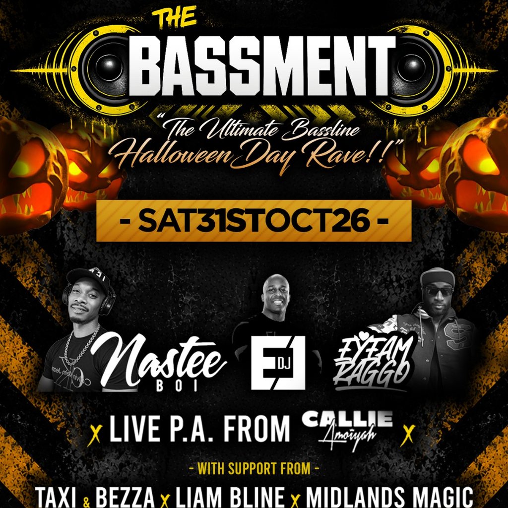 The Ultimate Bassline Day Rave PART 3 - HALLOWEEN at The Bassment Venue, Dudley
