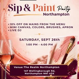 SIP & PAINT Party -Northampton