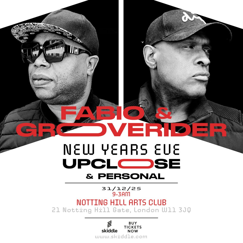 Fabio & Grooverider: Up Close & Personal NYE