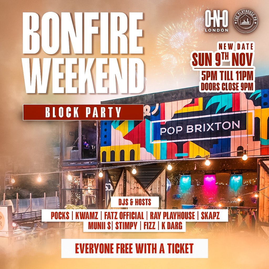 Bonfire Weekend Block Party (Everyone Free With A Ticket)