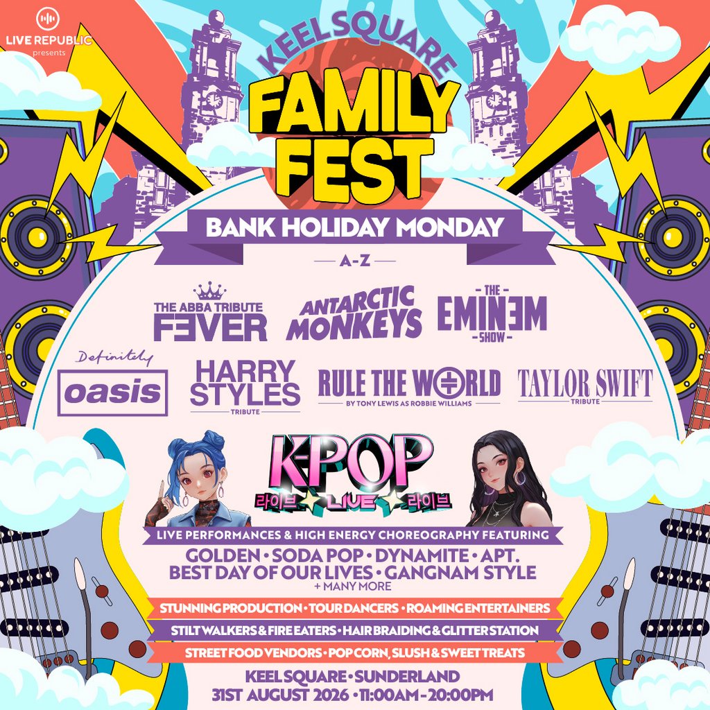 Family Fest ft. K-Pop Live | Keel Square, Sunderland