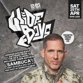 Crave The Rave Presents: Wideboys @ Junipers, Maidstone