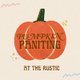 Pumpkin Painting at The Rustic Event Title Pic