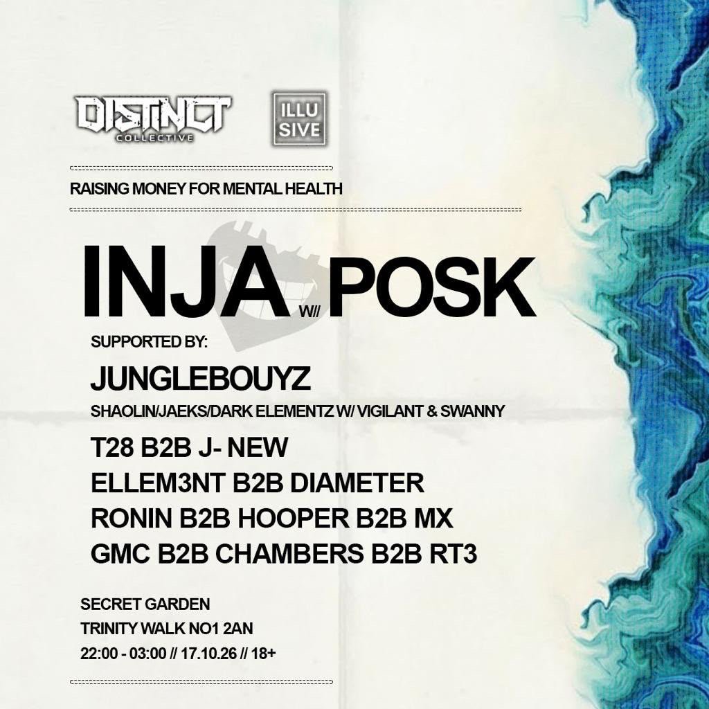 Illusive X Distinct raising money for Mind w/ INJA & POSK