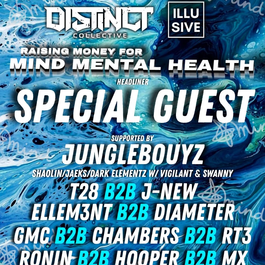 Illusive X Distinct charity rave for Mind
