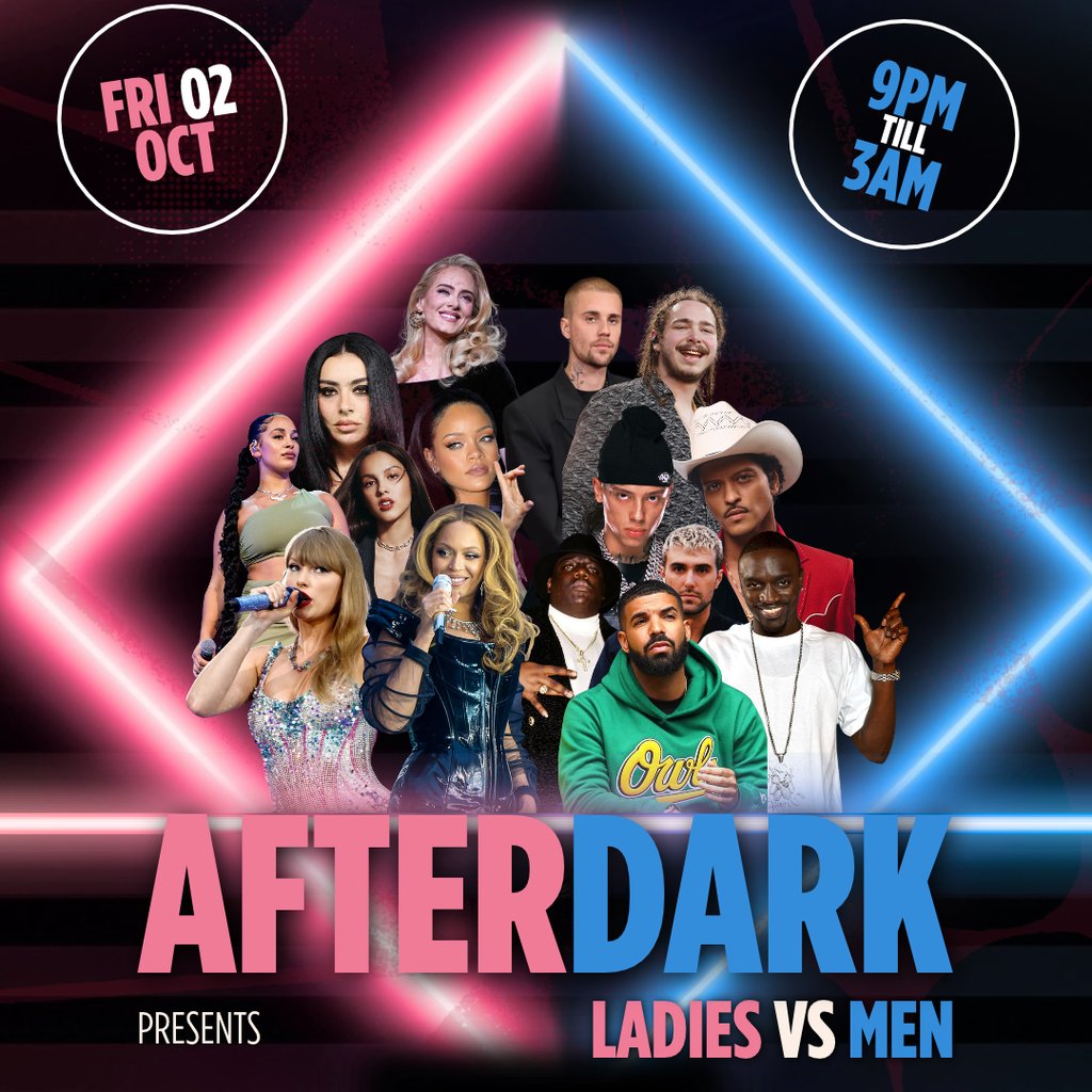 Afterdark: Ladies vs Men at Mambo, Taunton