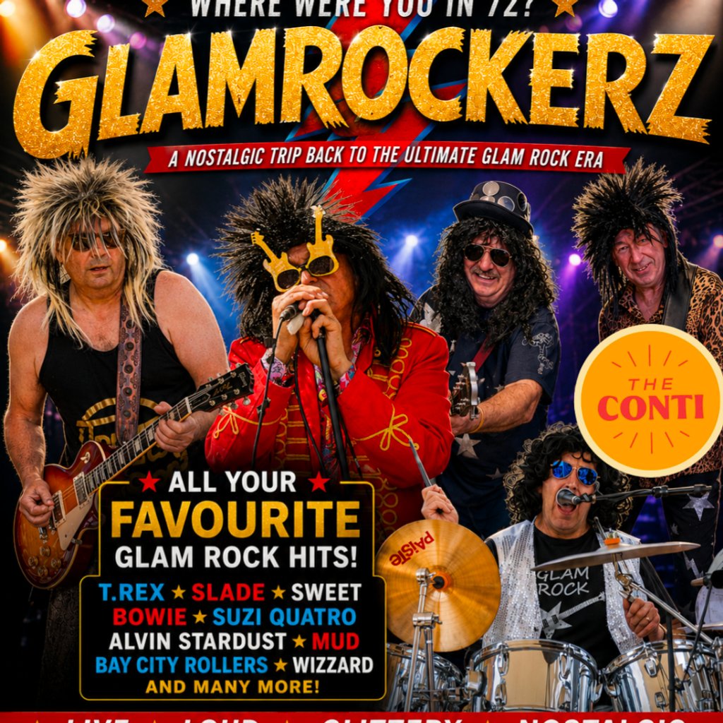 The GlamRockerz - 70s Glam Rock Tribute Image
