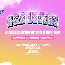 R&B Lovers - Saturday 22nd August - Allerton Manor