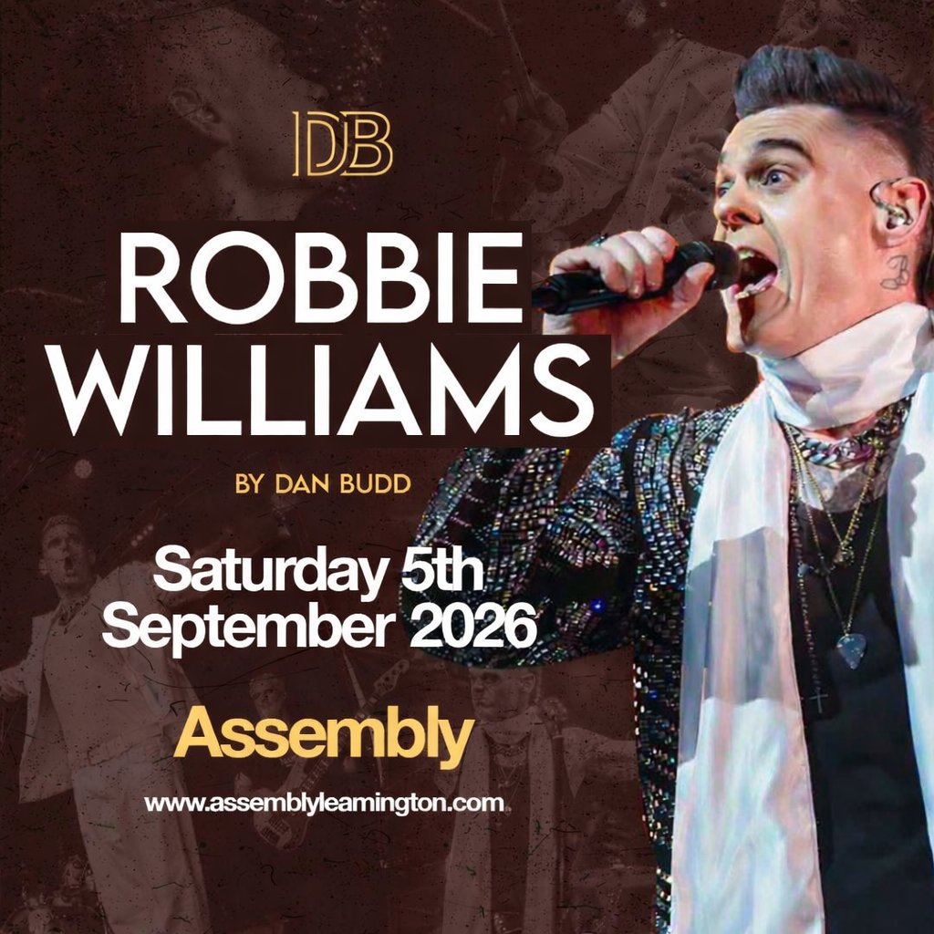 DAN BUDD AS ROBBIE WILLIAMS Saturday 5/09/26