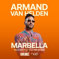 LoveJuice @ Naô Marbella with ARMAND VAN HELDEN at Nao Pool Club