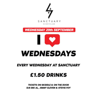 i ❤ wednesdays at The Sanctuary Glasgow