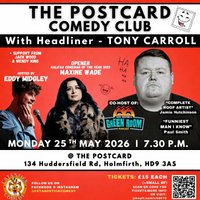 Tony Carroll @ The PostCard Holmfirth at The Postcard Inn Holmfirth