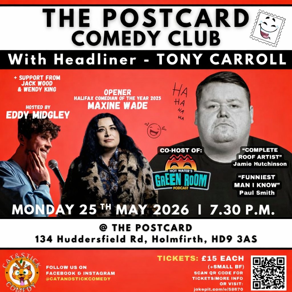 Tony Carroll @ The PostCard Holmfirth