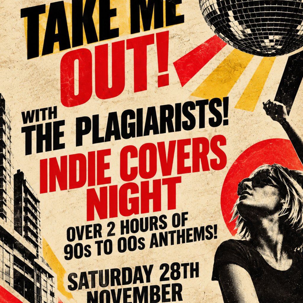 Take Me Out! Live Indie Covers Night 90s to Noughties