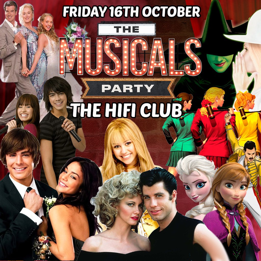 The Musicals Party (Leeds) at HiFi Club, Leeds
