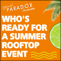 PARADOX Reunion Summer Spray Rooftop Soirée PARADOX Reunion Summer Spray Rooftop Soirée