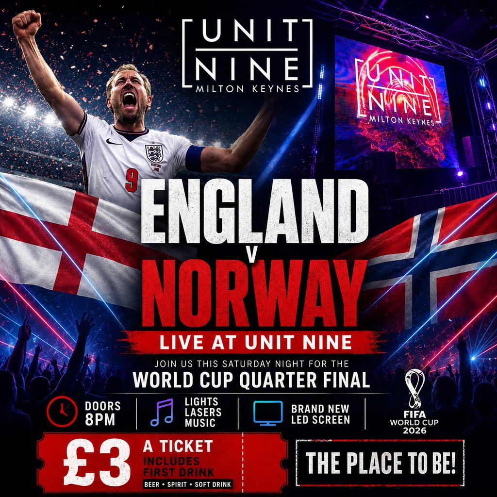England v Norway World Cup QF LIVE - All Ages Welcome