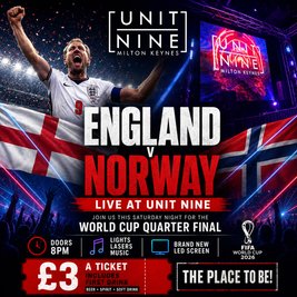 England v Norway World Cup QF LIVE - All Ages Welcome