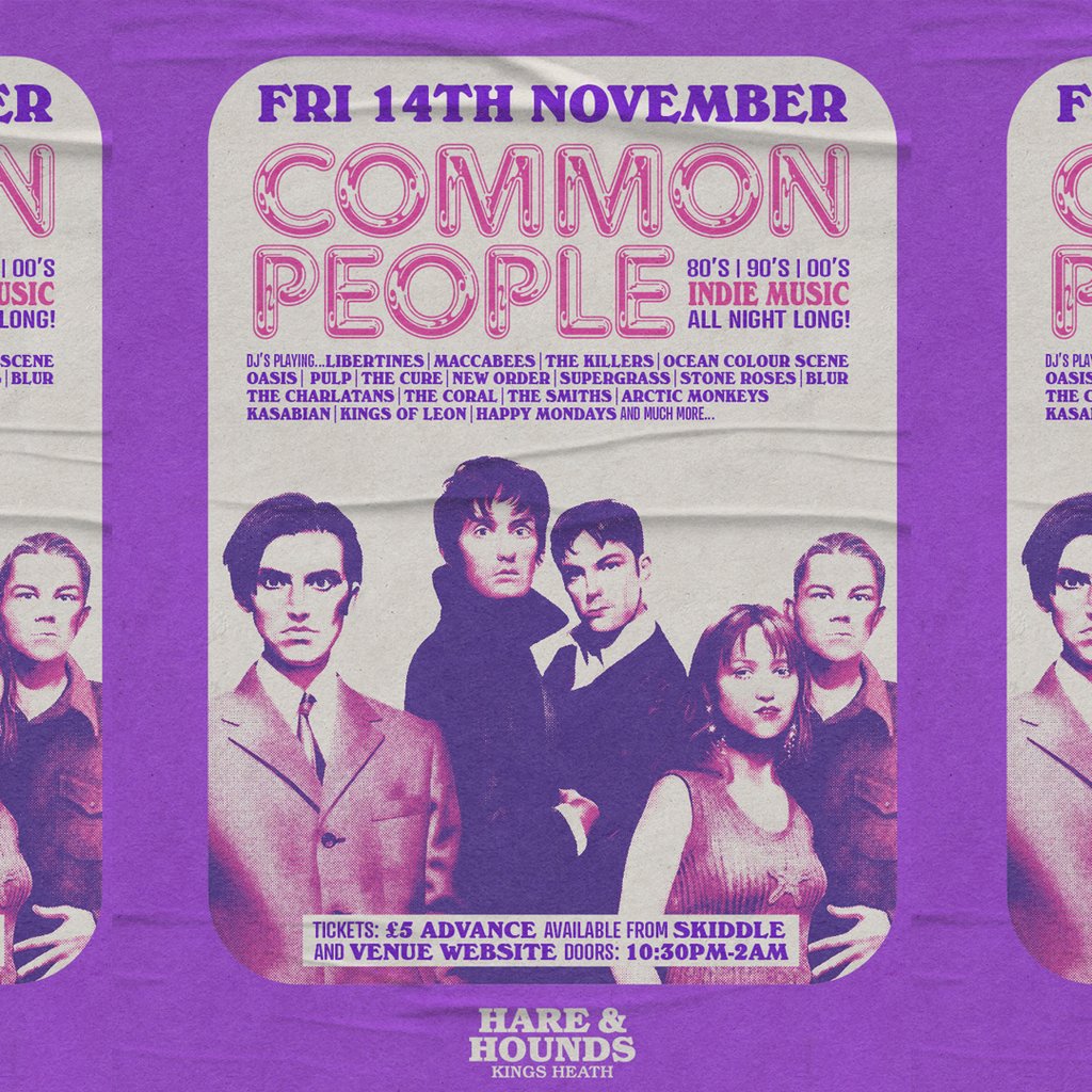 Common People [80s, 90s, 00s Indie Disco!]