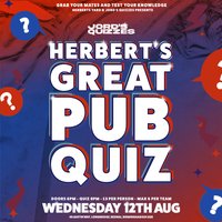 Herbert's Yard: August Pub Quiz at Herberts Yard