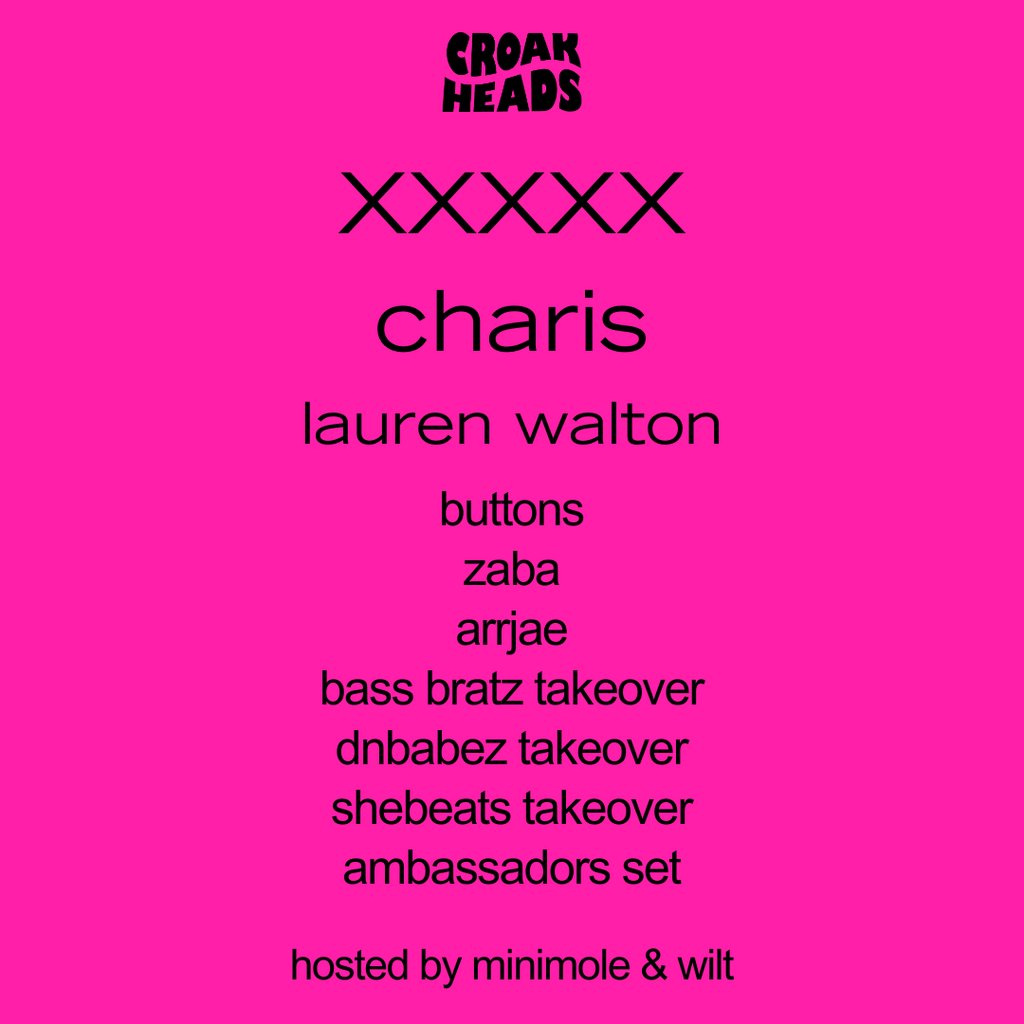 Croakheads does brat 365 but also at the castle e1 on 24.04