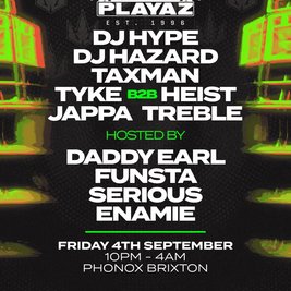 30 Years of Playaz: DJ Hype, DJ Hazard, Heist, Taxman + more